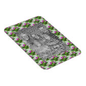  Violet Flowers Lijst Uw foto toevoegen Magneet (Rechterzijde)