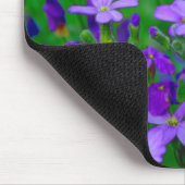 Violet Flowers Mousepad Muismat (Hoek)