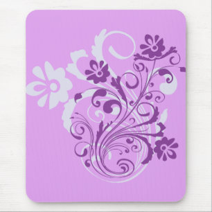 Violet Flowers Muismat