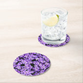 Violet Flowers Paper Onderzetter Violet Spring (Insitu)