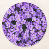 Violet Flowers Paper Onderzetter Violet Spring (Voorkant)