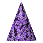 Violet Flowers Papier Party Pet Viooltjes Feesthoedjes (Achterkant)