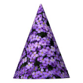 Violet Flowers Papier Party Pet Viooltjes Feesthoedjes (Voorkant)