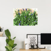 Violet Flowers - Poster (Thuiskantoor)