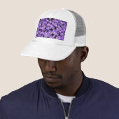 Violet Flowers Trucker Pet (In situ)