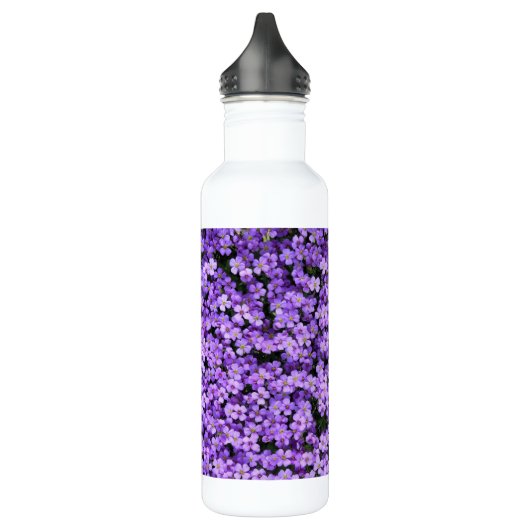 Violet Flowers Waterfles (Links)
