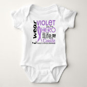 Violet for My Hero 2 papa Hodgkin's lymfoom Romper (Voorkant)