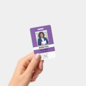 Violet | Foto Personeelslogo of QR CODE Beveiligin Badge (Handheld)