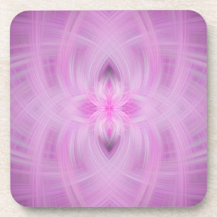 VIOLET - Fractal Art - Bier Onderzetter