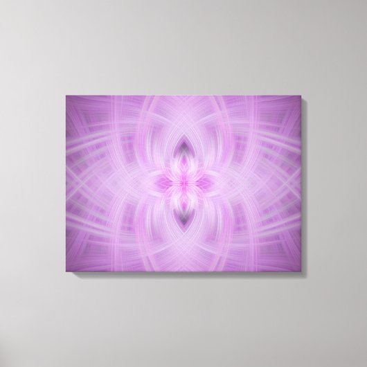 VIOLET - Fractal Art - Canvas Afdruk (Voorkant)