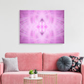 VIOLET - Fractal Art - Canvas Afdruk (Insitu (Woonkamer))