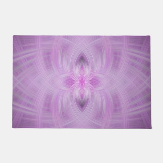 VIOLET - Fractal Art - Deurmat (Voorkant)