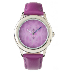 VIOLET - Fractal Art - Horloge