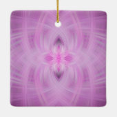 VIOLET - Fractal Art - Keramisch Ornament (Achterkant)