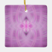 VIOLET - Fractal Art - Keramisch Ornament (Voorkant)