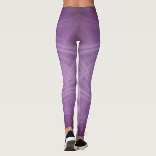 VIOLET - Fractal Art - Leggings (Achterkant)