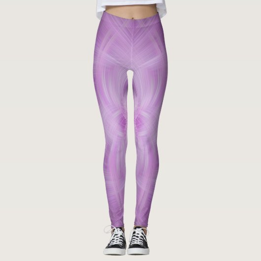 VIOLET - Fractal Art - Leggings (Voorkant)