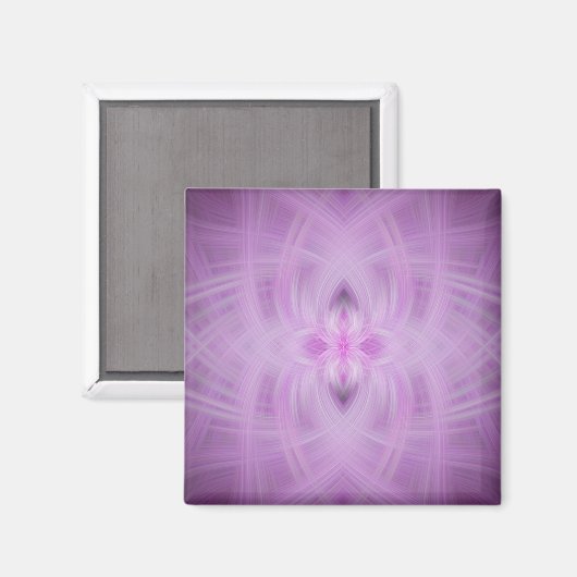 VIOLET - Fractal Art - Magneet (Voorkant / Achterkant)