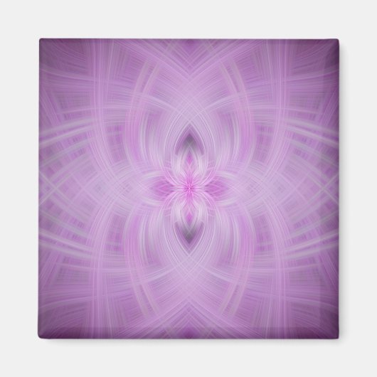 VIOLET - Fractal Art - Magneet (Voorkant)