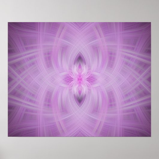 VIOLET - Fractal Art - Poster (Voorkant)