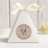 Violet Garden Boerderij Fresh Eggs Ronde Sticker