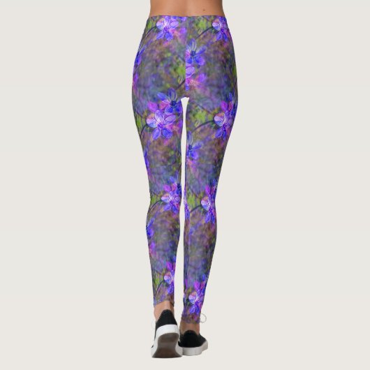 Violet garden...... leggings (Achterkant)