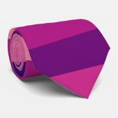 Violet Garden Stripes Stropdas (Opgerold)