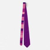 Violet Garden Stripes Stropdas (Achterkant)
