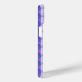 Violet gewatteerde diamanten telefoonhoesje Case-Mate iPhone case (Achterkant / Rechts)