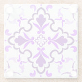 Violet Glazen Onderzetter (Achterkant)