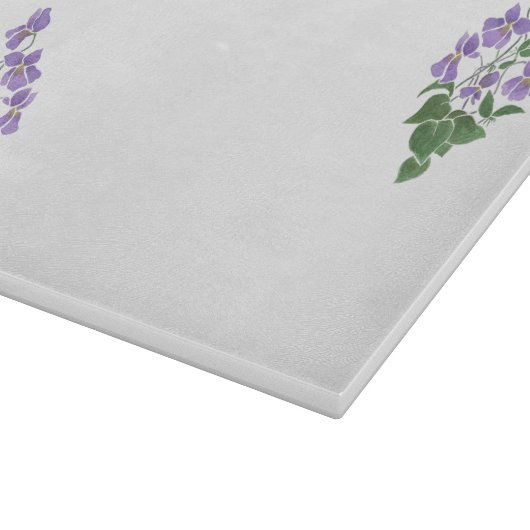 Violet, glazen snijvlak snijplank (Hoek)