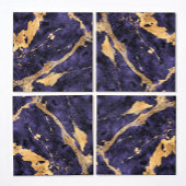 Violet Gold Abstract Tegel – Elegant Home Accent Tegeltje