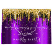 Violet Gold Paarse zwarte schijven voor Groot Cadeauzakje (Voorkant)