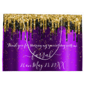 Violet Gold Paarse zwarte schijven voor Groot Cadeauzakje (Achterkant)