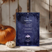 Violet Gothic Spooky ONE Verjaardag Kaart