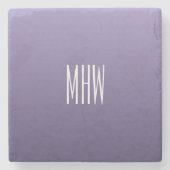 Violet Gradiënt aangepast monogram onderzetter (Voorkant)