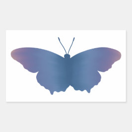 Violet Gradient Butterfly Sticker