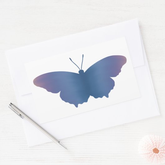Violet Gradient Butterfly Sticker (Envelop)