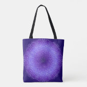 Violet gradiënt mandala tote bag (Achterkant)