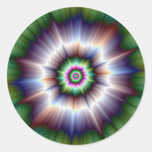 Violet Green en Blue Super Nova Sticker