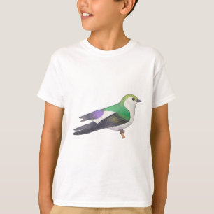 Violet-Green Swallow vogelsoorten kunst T-shirt