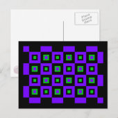 Violet Green Vertigo Briefkaart (Voorkant / Achterkant)