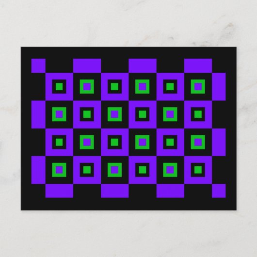 Violet Green Vertigo Briefkaart (Voorkant)
