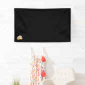 violet, grijs, bruin en roze vinylbanner spandoek (Insitu)