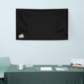 violet, grijs, bruin en roze vinylbanner spandoek (Beurs)