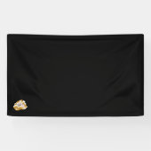 violet, grijs, bruin en roze vinylbanner spandoek (Horizontaal)