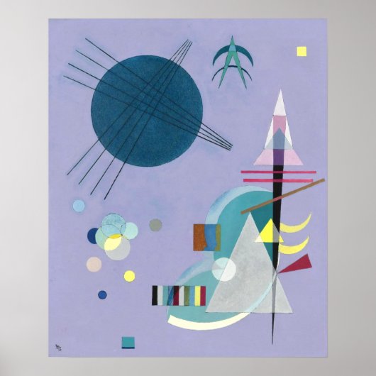 Violet - Groen, Kandinsky - 1926 Poster (Voorkant)
