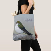 Violet-groene doorslikken tote bag (Dichtbij)