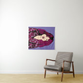 Violet haring Lass Tapestry Wandkleed (In Situ (horizontaal))