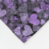 Violet Harmony Fleece Deken (Hoek)